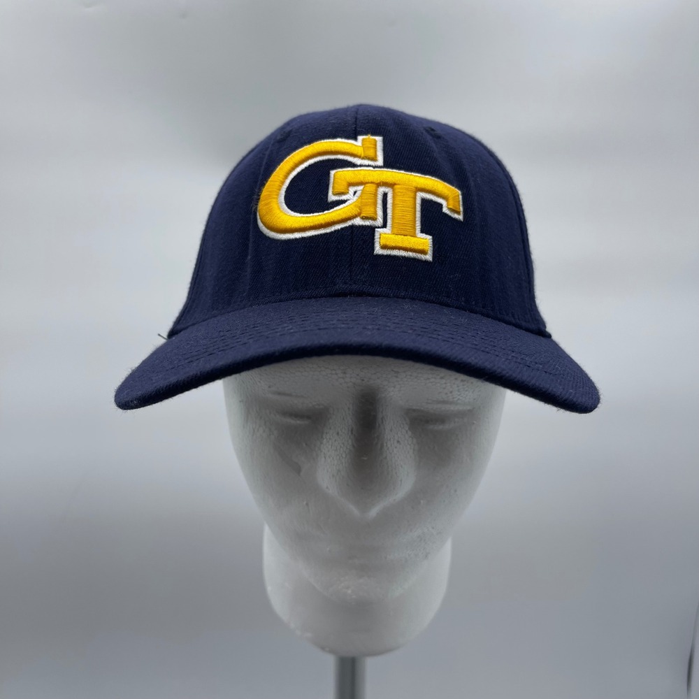 Top of the World Cap Navy Georgia Tech Yellow Jackets OSFA One-Fit Hat 97071